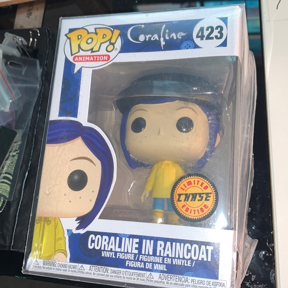 CHASE Coraline In Raincoat NWT/NWB FUNKOPOP! - Picture 1 of 6